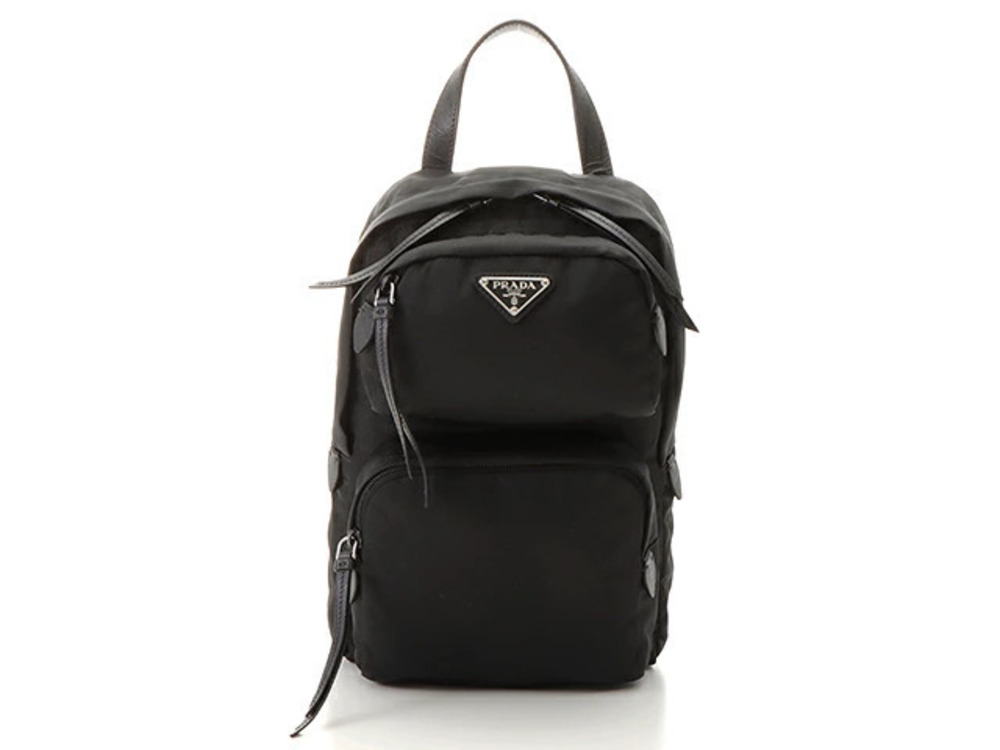 Prada Body Waist Crossbody bag black